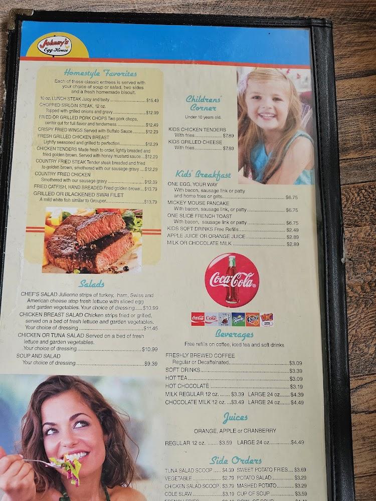 Johnny's Egg House CHOPPED SIRLOIN STEAK, 12 oz.